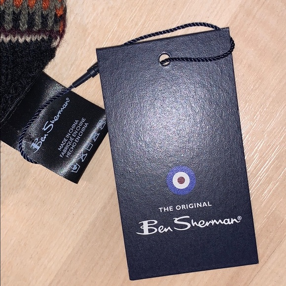 BEN SHERMAN ORIGINAL FAIRISLE Knitted Scarf - NEW - Picture 5 of 6